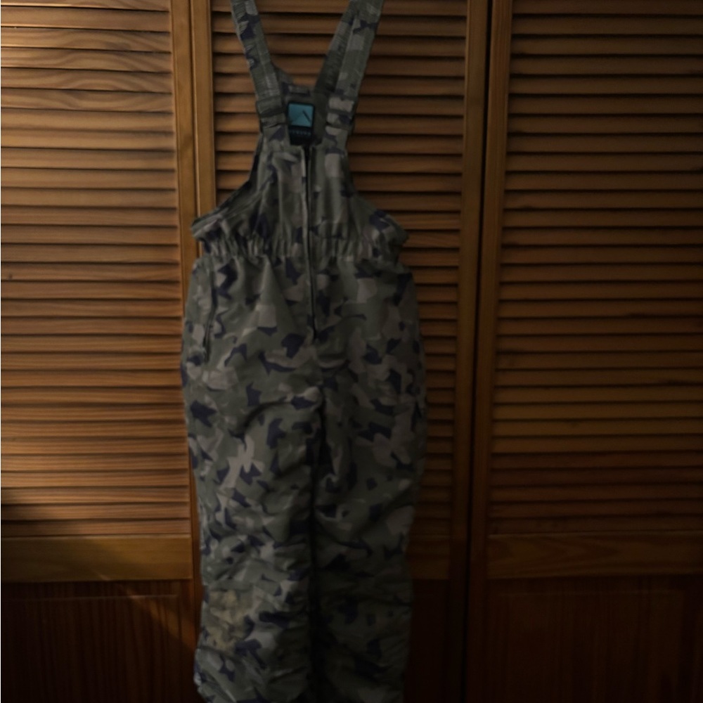 Camouflage Snow Bib Overalls